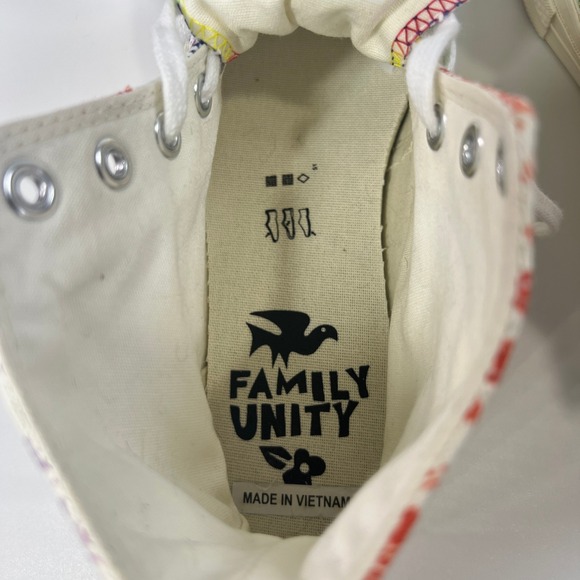 Converse‎ Chuck Taylor Pride Bandana Family Unity Hi Tops Mens 9.5 / Womens 11.5 - Picture 8 of 14